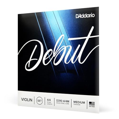 Encordoamento Para Violino Tensão Média D'Addario Bowed Debut D310 4/4M