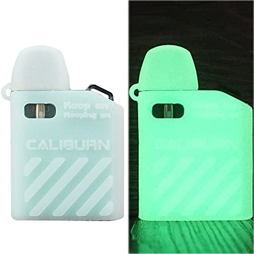 DSC-Market DSC-Mart TextureÂ CoverÂ for Uwell Caliburn AK2 Case Silicone SleeveÂ Rubber Wrap ShieldÂ Fits for Uwell Caliburn KOKO V2 AKA (Glow in The Dark)