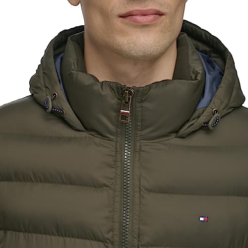 Image of Tommy Hilfiger Men's Down Alternative Hooded Puffer Jacket (Standard and Big & Tall)