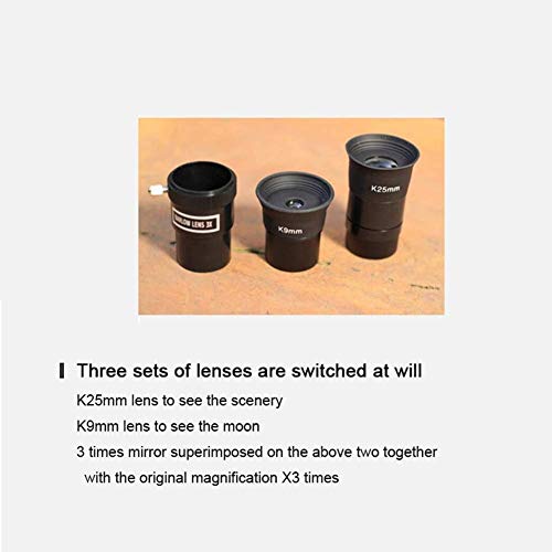 SEESEE.U Tragbares Teleskop, professionelle Teleskoprefraktoren Astronomie mit Stativ 60Mm Tragbare Weltraumteleskopuhr – Bild 6