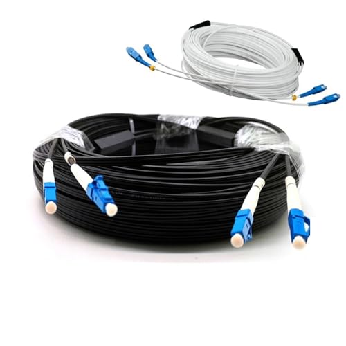 SC Drop Patchcord 10M-500M Indoor 2 Fiber FC SC LC A(300m,SC A-SC Black)