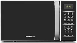 Micro-ondas Britânia 20 Litros 1100W Limpa Fácil Preto e Branco BMO23 220V