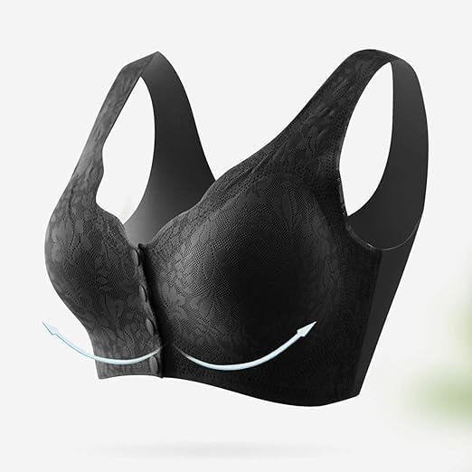 Image of Brachy Women's Non-Wired Front Open Maternity Nursing Feeding Bra for Women Post Pregnancy Easy to Breastfeed Maternity Bra