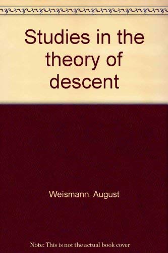 Studies in the Theory of Descent 0404081924 Book Cover