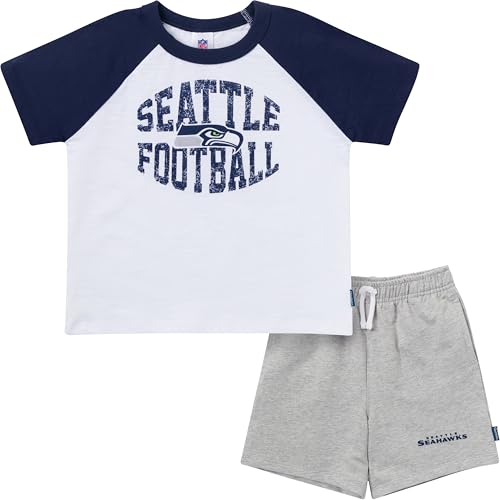 Image of Gerber NFL unisex-baby Nfl Team T-shirt and Shorts Set