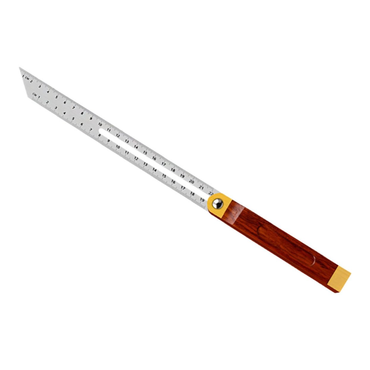 UKCOCO 5pièces Règle à Onglet Multi-angles Équerre Ajustable Outil De Mesure Flexible Et Précis Pour Menuisiers Et Bricoleurs Degrés Design Combiné Durable Et Pratique