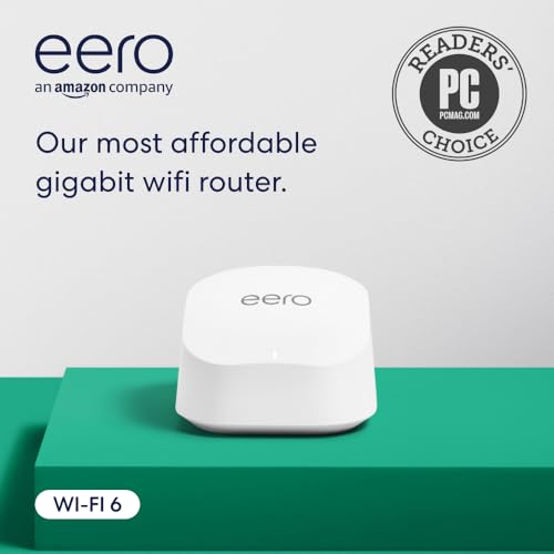 Amazon eero 6+ mesh wifi router - Supports internet plans up to a...
