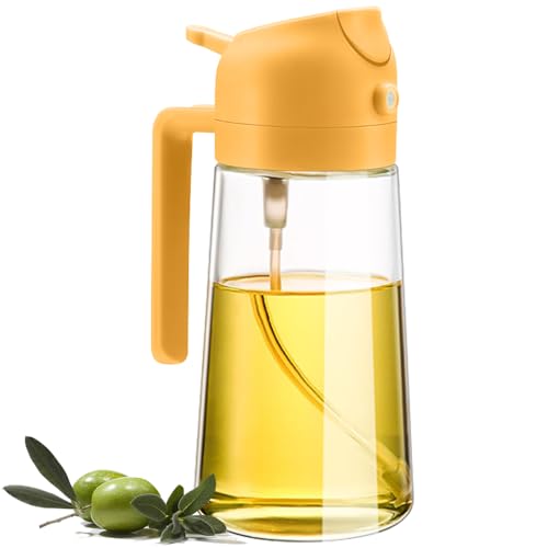 Image of 2 in 1 Oil Sprayer, Oil Sprayer for Kitchen Cooking, 470ml Oil Spray Bottle for Home