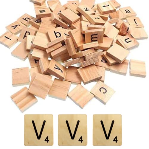 Glamified Pack of 100, V Scrabble Tiles - Image 2