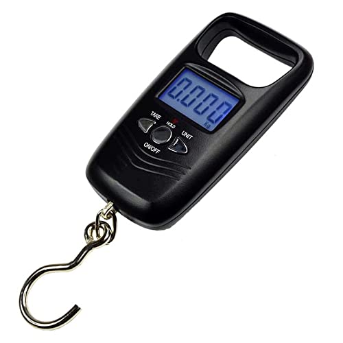 Amazon.co.jp: ポータブル50kgデジタルポケットスケールフック