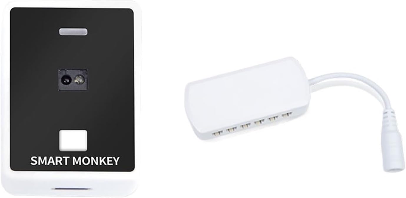 Led Induction lamp with Low Voltage cob lamp with Home Smart led lamp self-Adhesive Soft Light Strip Aisle Living Room Atmosphere Light (Size : Hand scan+Receiver)