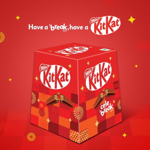Image of Nestle KitKat Cele-Break, 2 Fingers Mini Gift Box, 15 Units, 15 x 12.1g, 181.5g Box