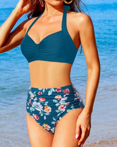 Image of Holipick Women's High Waisted Bikini Set