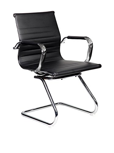Techni Mobili Modern Visitor Office Chair (Black)