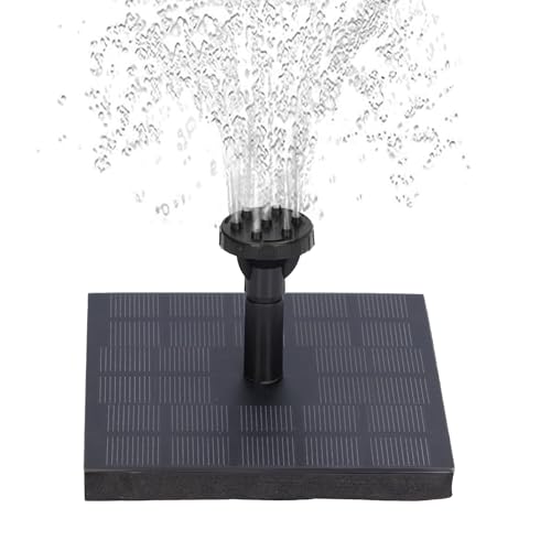 FLEXMAN 7V 1.4W Solar Bird Bath Fountain Pump, 4.3X4.3in Square Floating Solar Fountain Pump