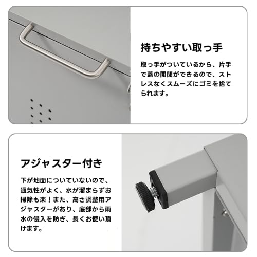 Amazon | BTM 物置 屋外ゴミ箱 大型 倉庫収納庫 収集ボックス ごみ集積