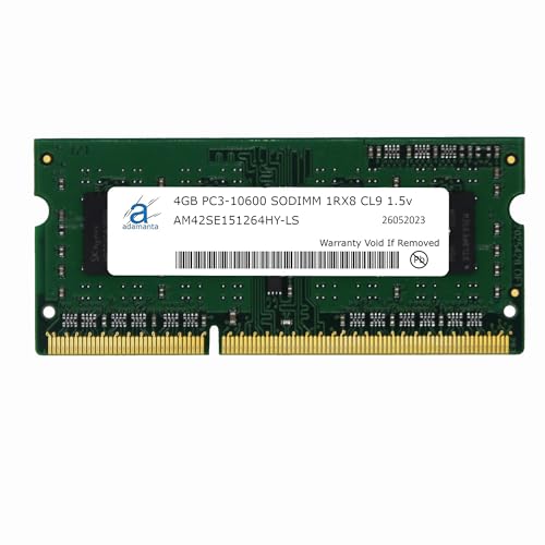 Adamanta 4GB (1x4GB) Dell Latitude E6520AE6510AE6420AE6320AE6220AE5520AE5420 DDR3 1333Mhz PC3-10600 SODIMM 2Rx8 CL9 1.5v m[gubN 