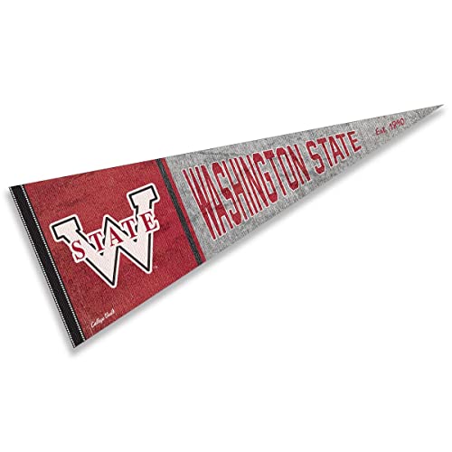 Washington State Cougars Pennant Throwback Vintage Banner