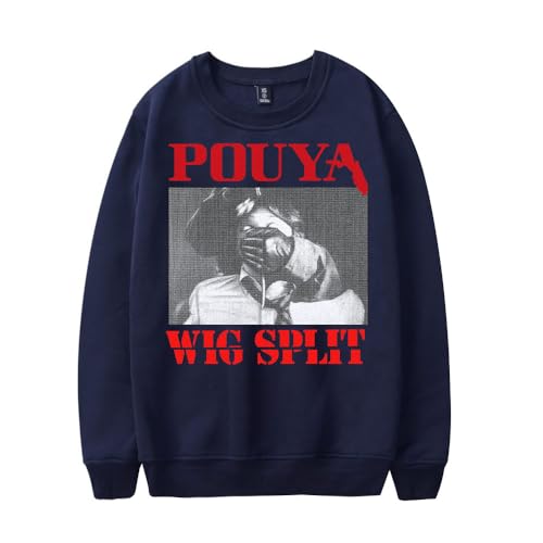 Pouya Merch Wig Split Crewneck Sweatshirt Women Men Casual Vintage Fashion Long Sleeve