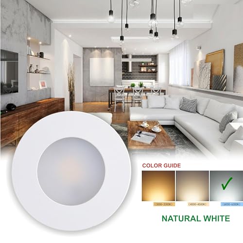 Image of OLIPS 3W LED Cabinet & Cupboard Striker Light | Magnetic Cover Surface Mount Light | Elegant Slim Metal Body | Bright Energy Efficient LED for Kitchen & Wardrobe (2, Cool White)