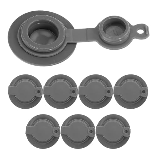Healeved 8 Piezas de Tapas para Válvula de Aire de Bolsas de Vacío de Tpu, Fácil Instalación y Uso Duradero para Almacenamiento y Compresión