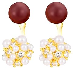 Dark Red-14K Gold Plated