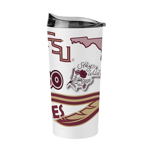 Image of Logo Brands NCAA Native Icons 20 oz Stainless Steel Tumbler - Double Wall Vacuum Insulated