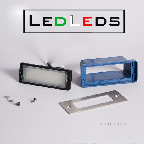 LedLeds Faretto incasso led segnapasso luce bianco...