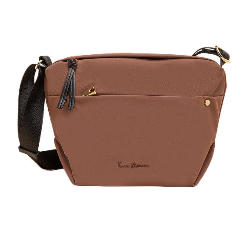 Sac à main à bandoulière femme double fermeture éclair Kara Kidman chic et pratique
