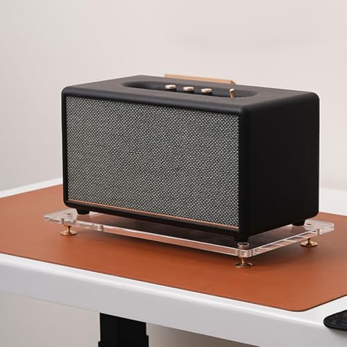 Soporte acrílico para altavoces duradero con base estable antivibración 2