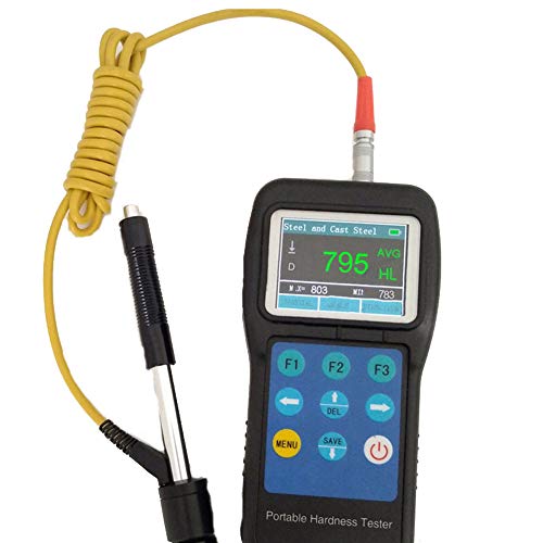 Image of Portable hardness testers can measure materials: steel and cast steel, alloy tool steel, gray cast iron, ductile iron, cast aluminum alloy, copper-zinc alloy (brass), pure copper, forged steel (KH190)