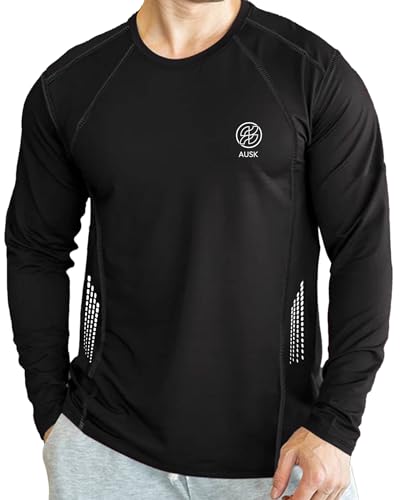 Image of AUSK Men Polyester Tshirt || Mens Full Sleeve Sports Regular Fit T-Shirt