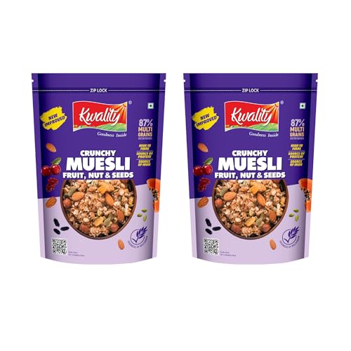 Kwality Muesli (FRUIT & NUT, 1Kg [Pack of 1])