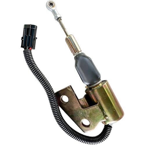 bkajoiwgh 24V Fuel Shut Down Solenoid 87420953 Suitable for Case Excavator 821C 9010B 621D CX160 621B CX130 521D 9020B 621C 9030B 850G New Aftermarket Parts