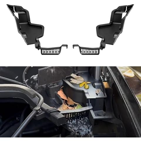 for Tesla Model Y Hood Water Barrier Box Debris Filter Car Front Trunk Filter Anti Clogging Water Guide Grille Channel for model y accessories 2021 2022 2023 2024 2pcs Cover