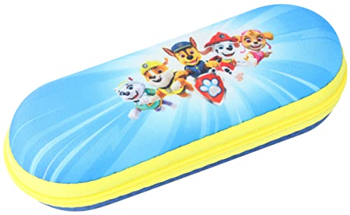Niedliches Brillenetui für Kinder im angesagten "Paw Patrol" Design mit Reißverschluss Cover