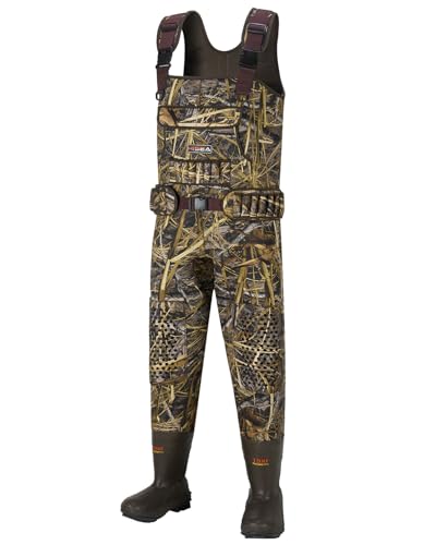 HISEA Hunting Waders for Men with 1200G Insulated...