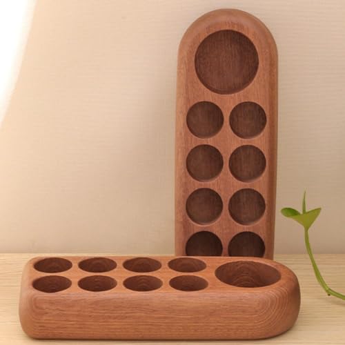 Caja de almacenamiento de labiales y aceites esenciales con diseño de madera para optimizar espacio 3