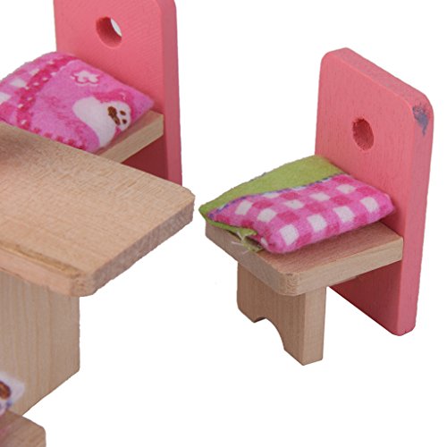 Set di mobili per casa delle Bambole Sala da