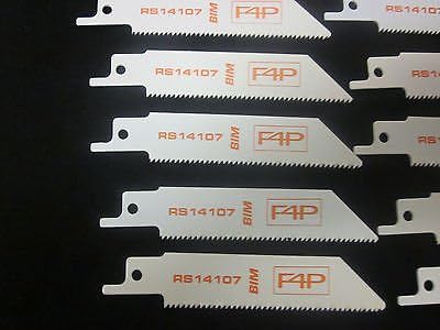 ~ 10~4" 14 TPI SAWZALL RECIPROCATING Saw Blades Metal Cutting BI-Metal S522BF