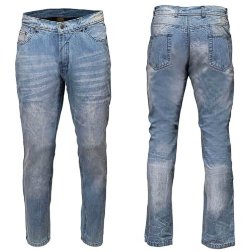 Milwaukee Leather MDM5002 Men's Metro Blue CE Armored Motorcycle Riding Denim Jeans Reinforced w/Aramid Fibers - 44 by Milwaukee Leather - Image 9