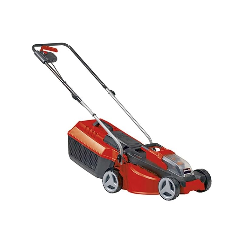 Einhell Akumulatorowa kosiarka GE-cm 18/30-1 Li BL (1 x 3,0 Ah) Power X-Change (18 V, szerokość cięcia 30 cm, do 175 m², bezszczotkowa, kosz na trawę 27 l, wysokość koszenia 30-65 mm, w zestawie