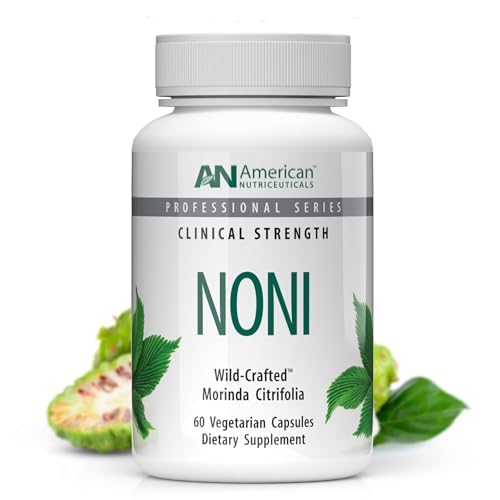 Vitality C American Nutriceuticals – Noni – 60 Capsules – Powerful Adaptogen for Balanced Energy – 100% Whole Fruit Powder
