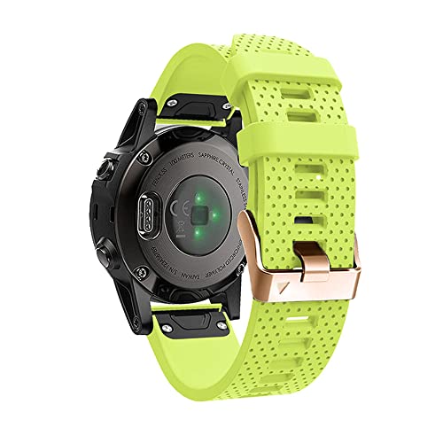 Bracelet en silicone pour montre Garmin Fenix 6S 5S 20 mm - 6