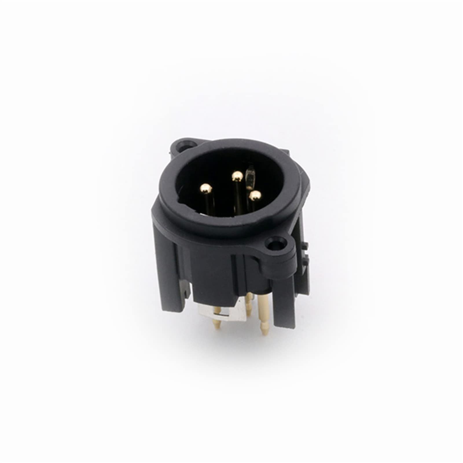 3-polige XLR-Einbaubuchse, Klinkenstecker, gerades Gehäuse, vergoldet, 3-polig, XLR-Buchse, Mikrofon, Mikrofonanschluss, 10 Stück (Color : C1006x5 C1007x5)