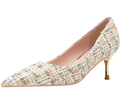 Hee grand Women Pointed Toe Pump Shiny Stiletto Fashion Party High Heels Club Shoes3