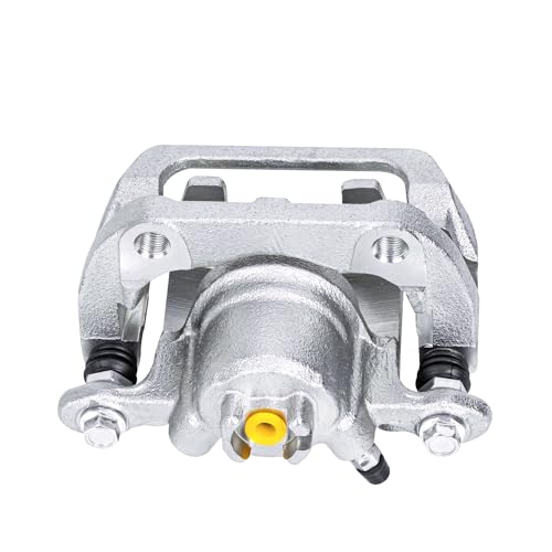 Image of Detroit Axle - Rear Right Brake Caliper for 2005 2006 2007 2008 2009 2010 | Honda Odyssey Disc Brake Caliper w /Bracket Replacement Passenger Side Assembly