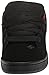 DC mens Court Graffik Casual Skate Shoe, Black/Red, 7.5 US