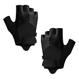 Guantes de gimnasio – Guantes transpirables de agarre firme para levantamiento de pesas – Guantes acolchados ligeros de protección completa de la palma para hombres y mujeres