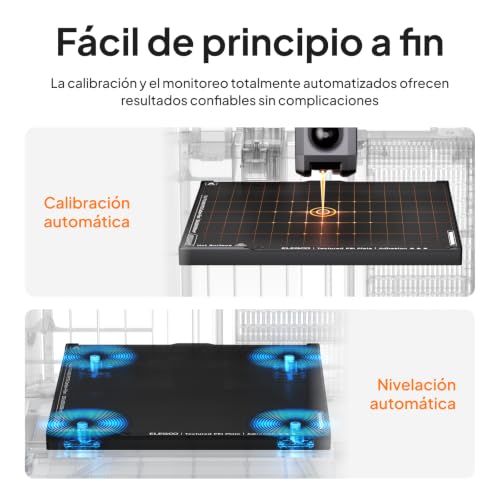 Image of ELEGOO Centauri 2 Combo Multicolor 3D Printer, 500mm /s High-Speed CoreXY with Canvas 4-Color Printing, Auto Leveling, Smart Filament Detection, 350C High Temp Nozzle, 256x256x256mm Build Volume